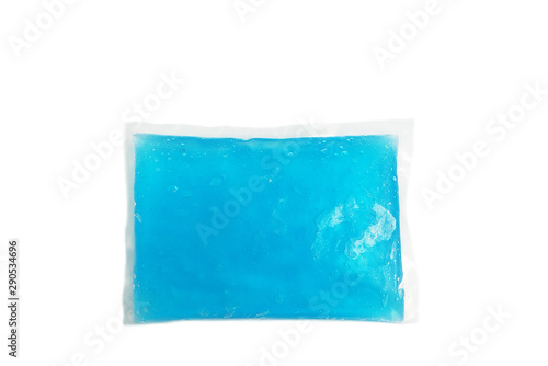 cool and hot pack gel,Medical supplies to relieve injuries isolated on white