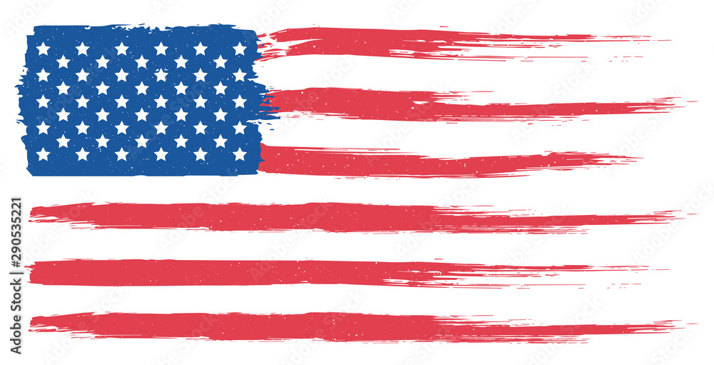 American flag - obrazy, fototapety, plakaty 