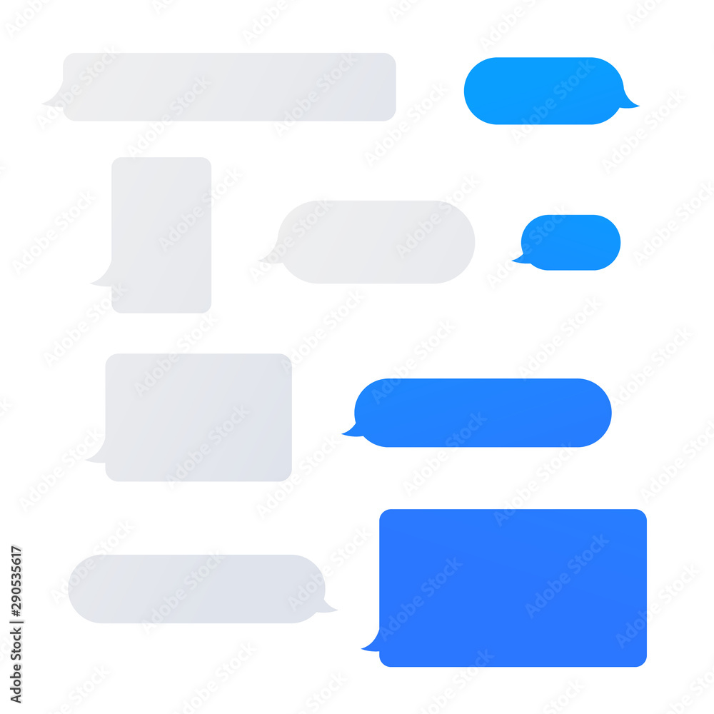 Smart Phone chatting sms template bubbles. Chating flat bubble illustration. Communication concept Smart Phone chatting sms template bubbles. Chating flat bubble illustration. Communication concept