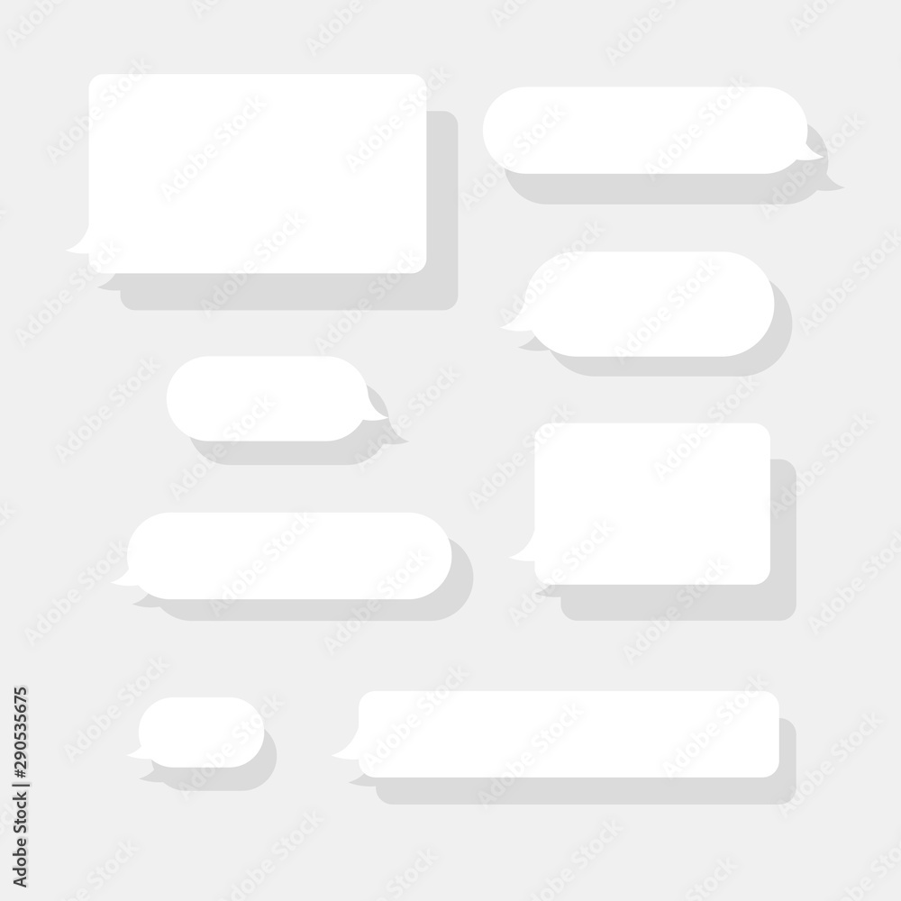 Smart Phone chatting sms template bubbles. Smart Phone chatting sms template bubbles.