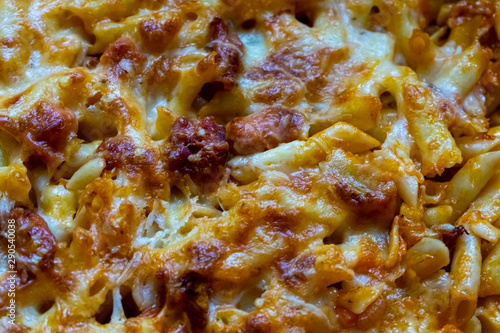 close up of macaroni