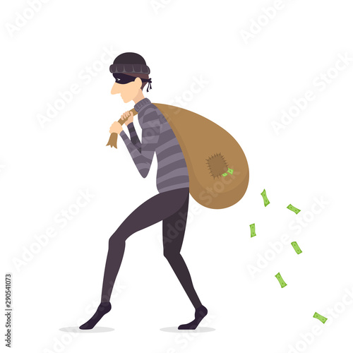 Thief with a Bag of Money