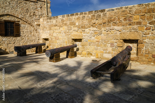 Fort on the coast of Larnaca in Cyprus photo