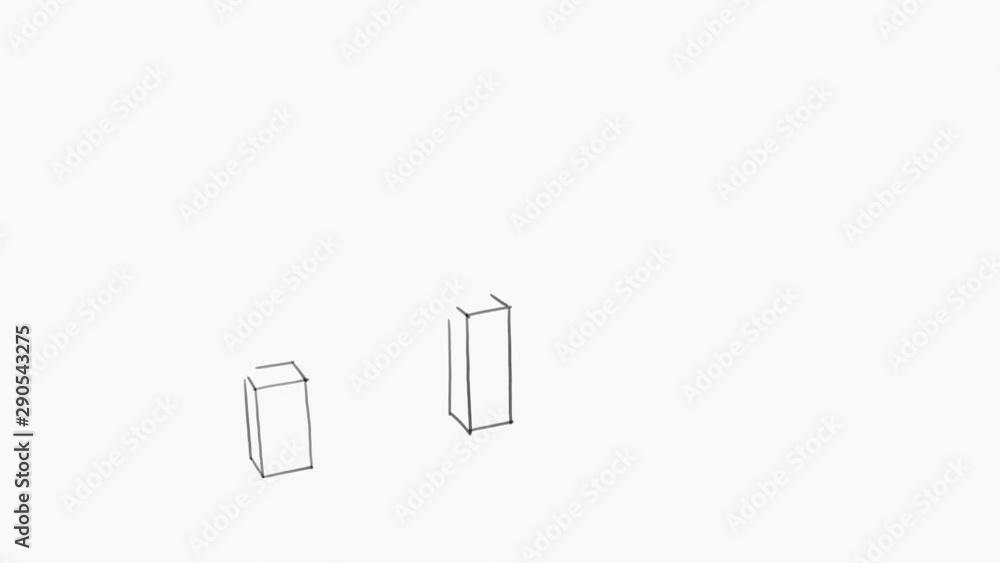 2D freehand sketch drawing white board illustration of ascending graph with arrow 2D freehand sketch drawing white board illustration of ascending graph with arrow