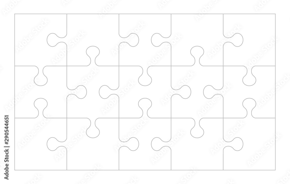 Puzzle background, banner, blank. Jigsaw section template. Modern vector illustration Puzzle background, banner, blank. Jigsaw section template. Modern vector illustration