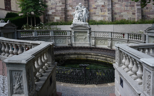 Donauquelle in Donaueschingen, Deutschland photo