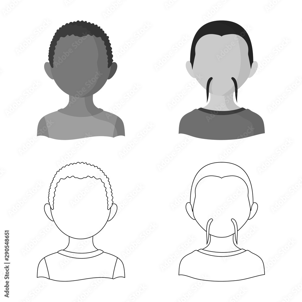 Vector illustration of imitator and resident icon. Set of imitator and culture stock symbol for web. Vector illustration of imitator and resident icon. Set of imitator and culture stock symbol for web.