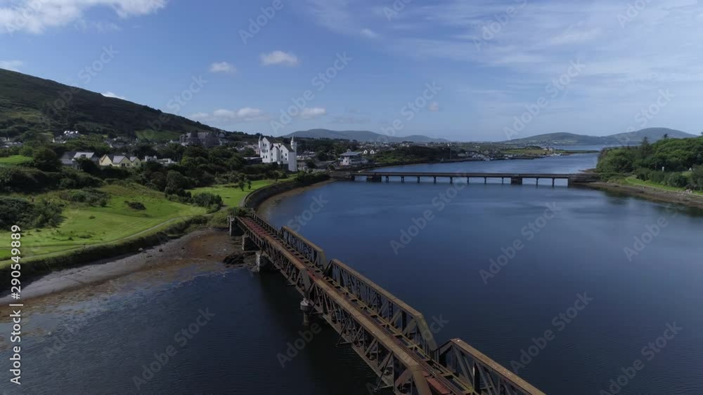 Aerial, bridges in Cahersiveen Aerial, bridges in Cahersiveen