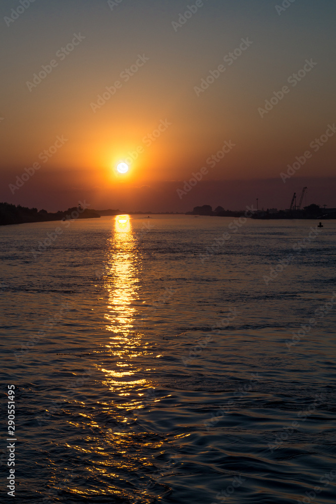 Sunrise in Danube Delta