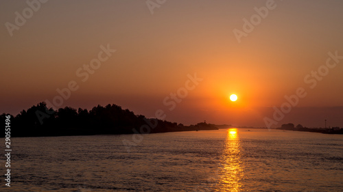 Sunrise in Danube Delta