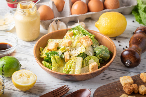 Fototapeta authentic mexican caesar salad image