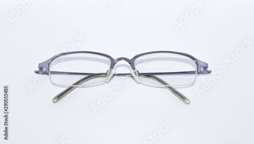 glasses isolated on white background