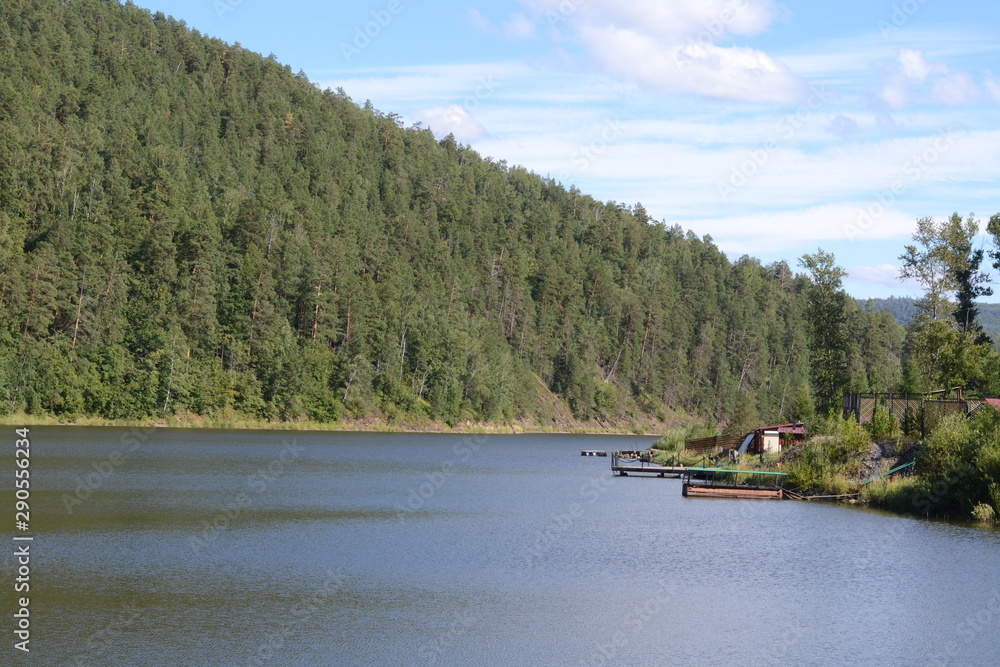 boat on river