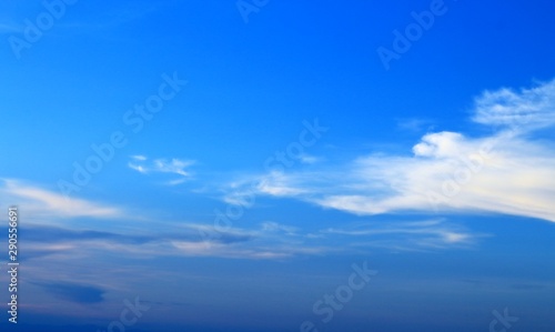 blue sky and clouds