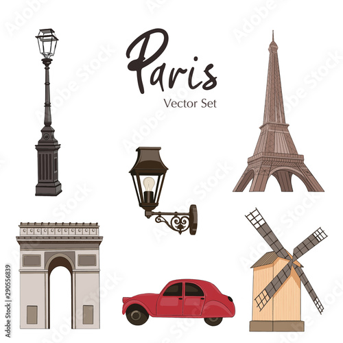 Hand-drawn French set