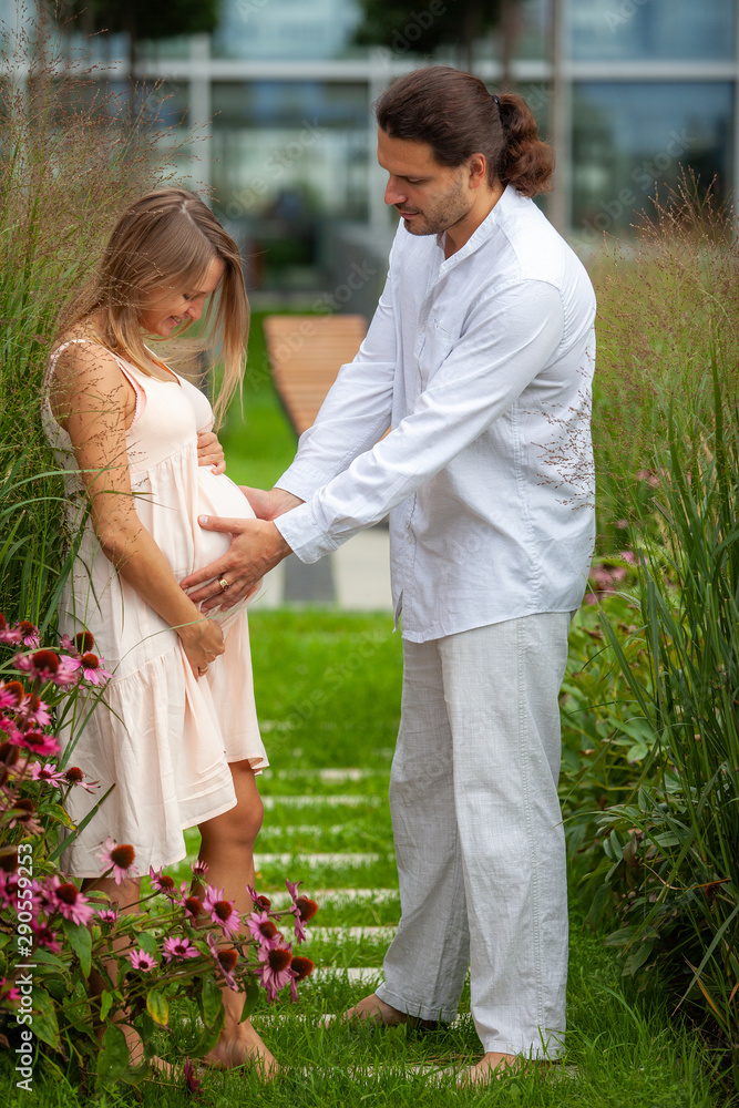 Beautiful couple outdoors. Beautiful couple outdoors.
