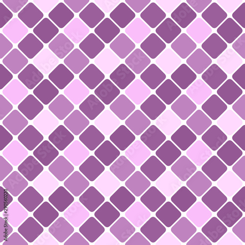 Seamless square pattern background - abstract lavender geometrical vector illustration from diagonal squares