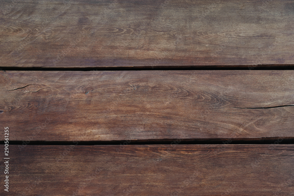 Fototapeta premium Wooden texture background. Brown wood texture, old wood texture for add text or work design for backdrop product. top view