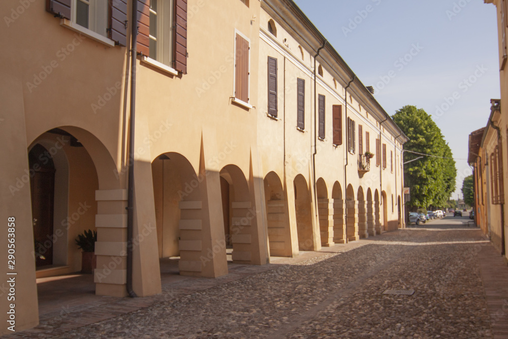 borgo storico  epoca romana Sabbioneta Mantova Italia 