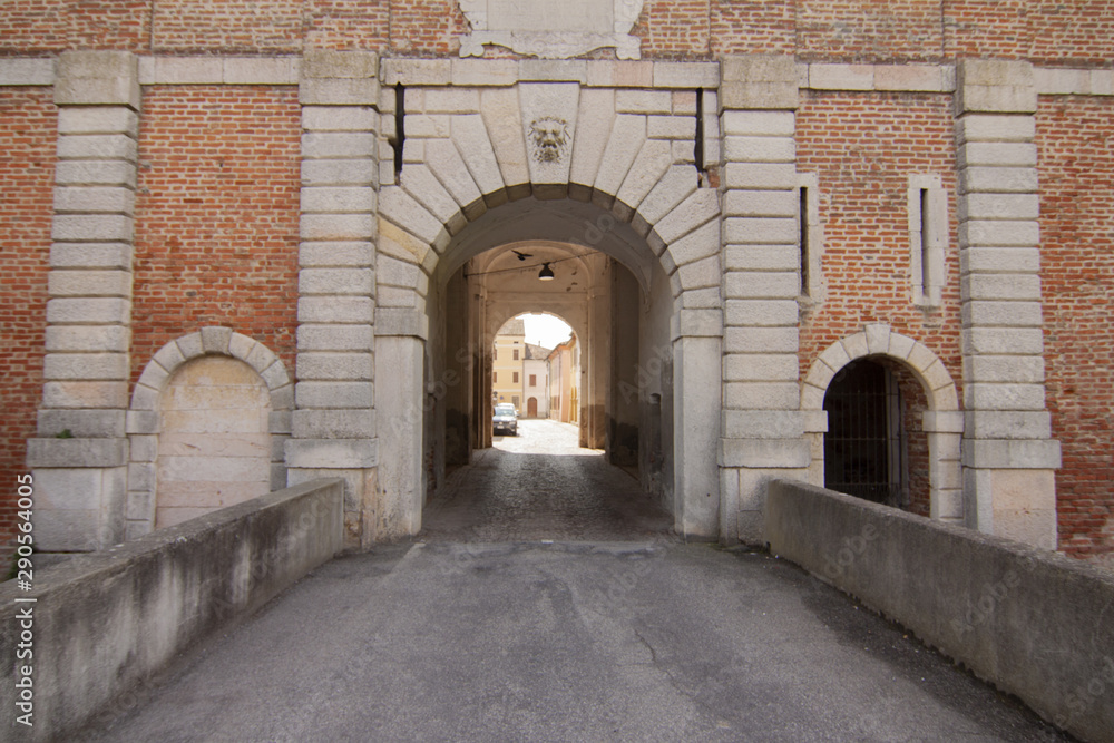 borgo storico  epoca romana Sabbioneta Mantova Italia 