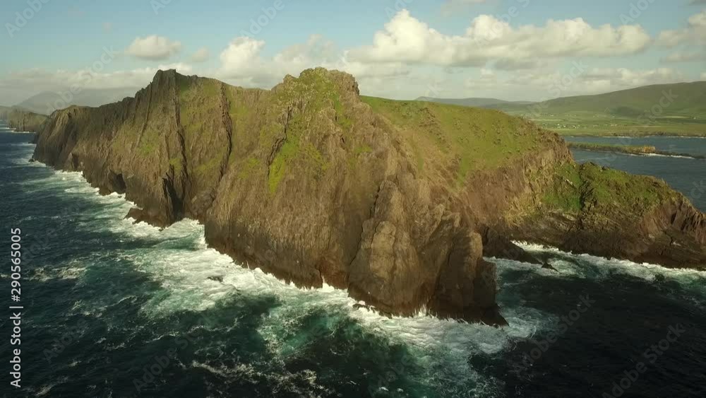 Sibyl Head in Ireland, wide aerial Sibyl Head in Ireland, wide aerial