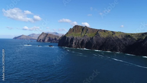 Wide aerial, Three Sisters shoreline