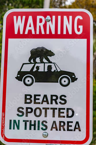 bear sign