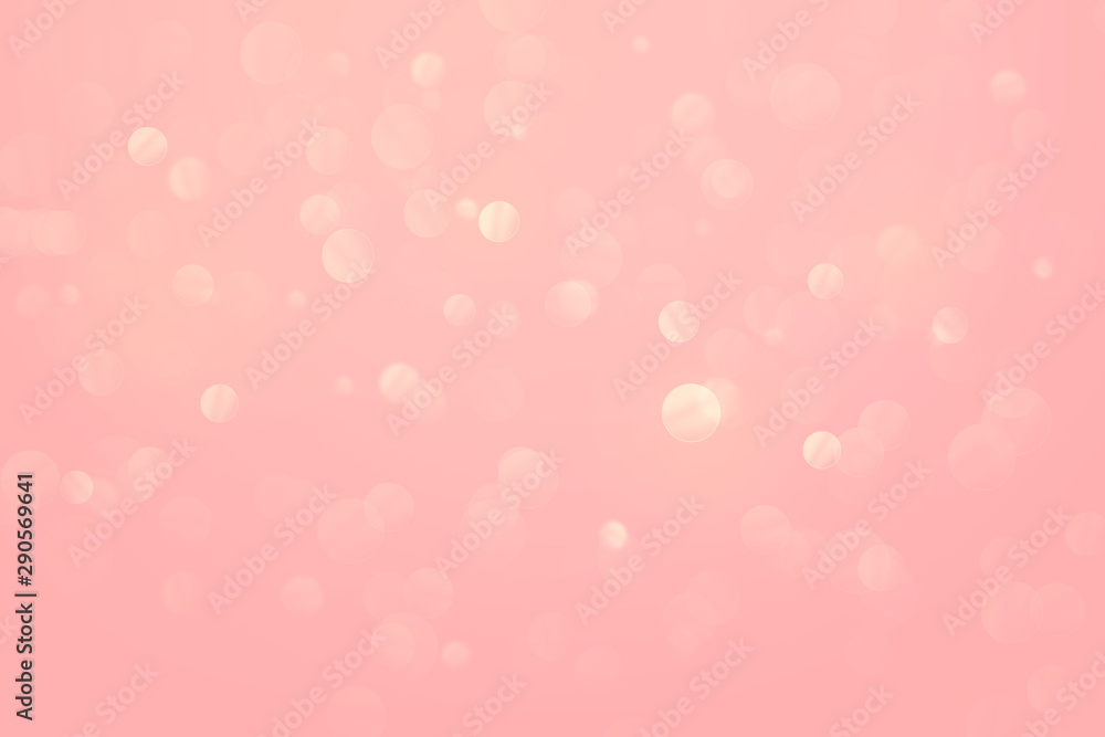 Abstract peach bokeh background	