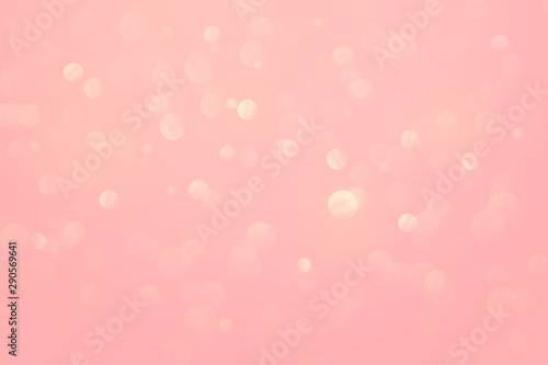 Abstract peach bokeh background 