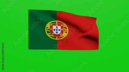 Bandera Portugal. Vídeo	