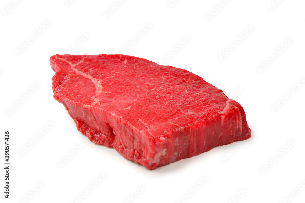 Beef steak isolated on white background. Beef steak isolated on white background.