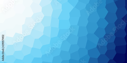 Abstract Ocean Colors Delaunay Voronoi trianglify Generative Art background illustration