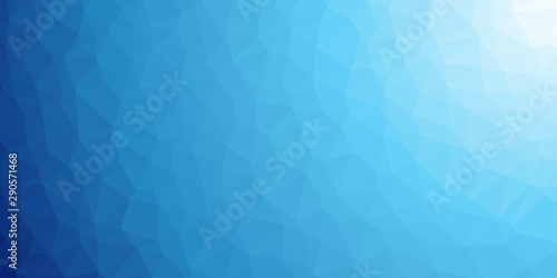 Abstract Ocean Colors Delaunay Voronoi trianglify Generative Art background illustration