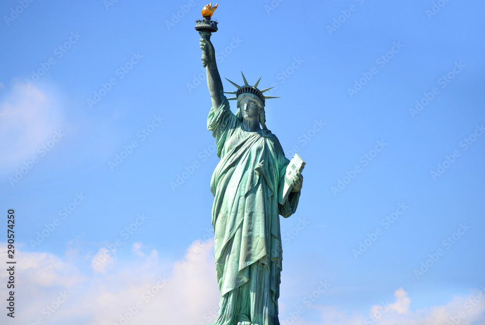 Fototapeta premium Statue of Liberty, New York. Symbol of democracy and freedom. 