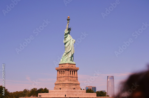  Statue of Liberty, New York. Symbol of democracy and freedom. 