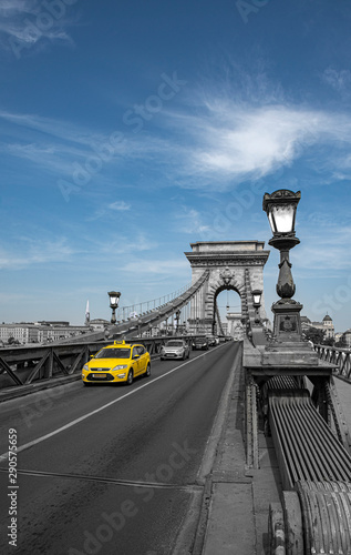 Most famous Chain Bridge, Budapest