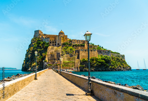 Aragoneze Castle, amazing fortress at Ischia Island photo