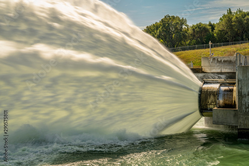 spillway of hydro electric power plant