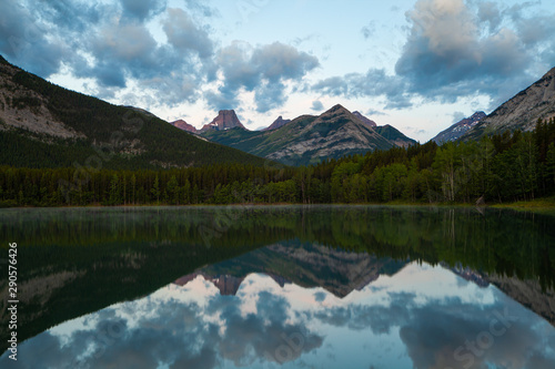 Sunrise at Wedge Pond, Kananaskis Country, Canadian Rocky Mountains, Alberta, Canada © Tom Nevesely
