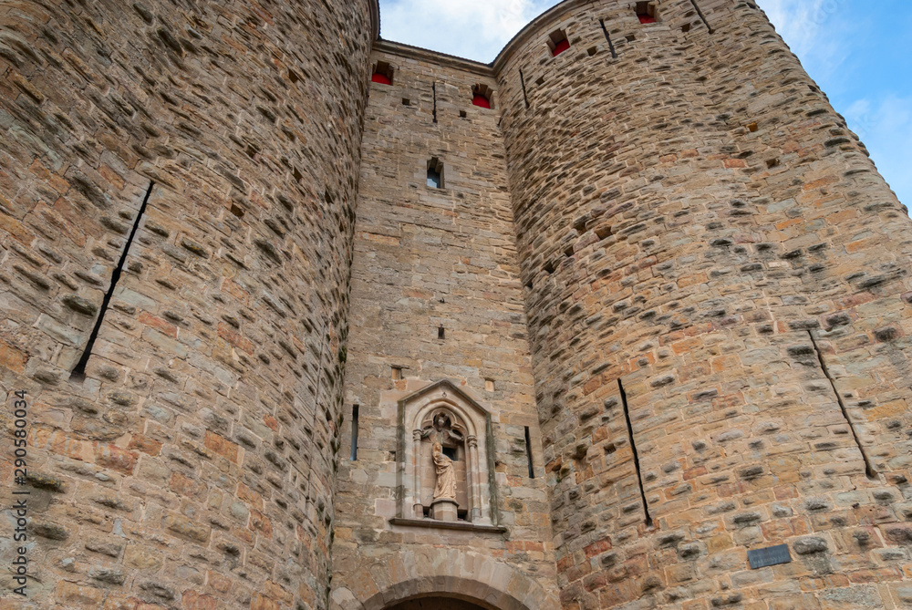 Medieval Castle of Carcassonne, Aude, Occitanie, France