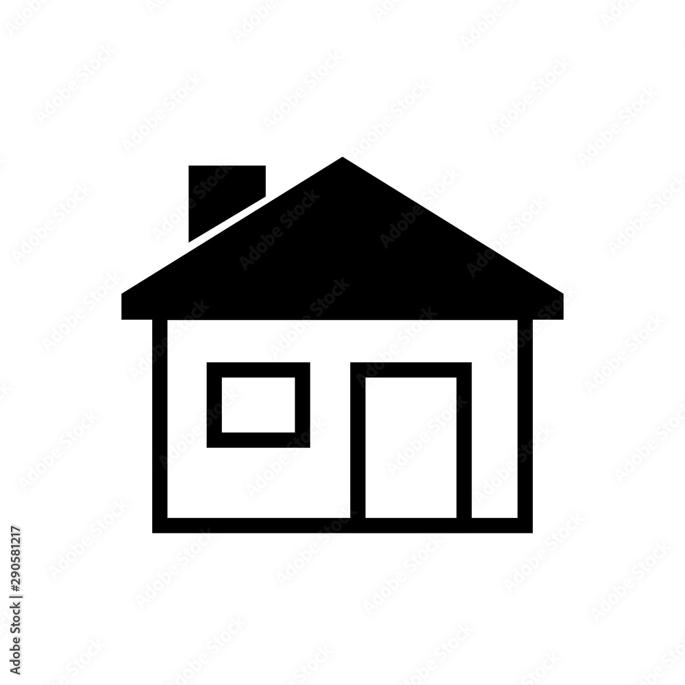 House icon isolated on background. Vector illustration. House icon isolated on background. Vector illustration.