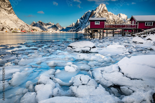 Cuadro en lienzo Reine, Lofoten