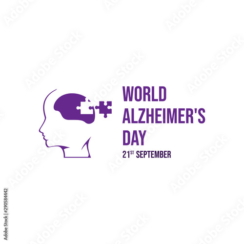 World Alzheimer's Day vector icon illustration