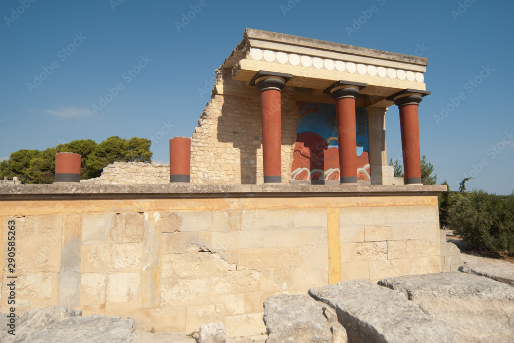 Obraz premium Ancient Knossos Palace of Crete