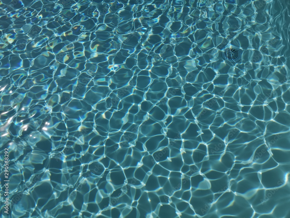 Obraz premium water reflections in the pool