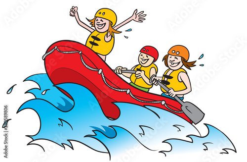 White water rafting