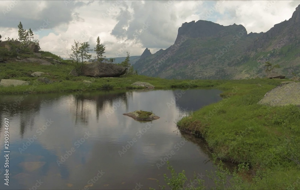 Fototapeta premium lake in mountains