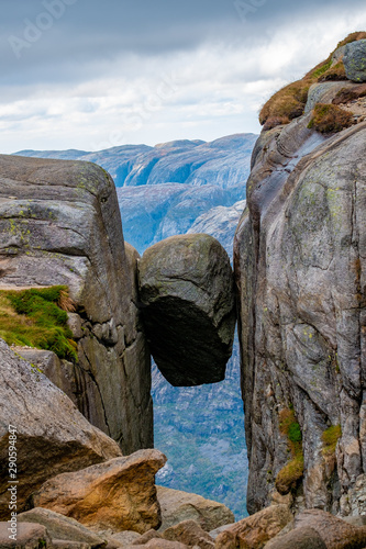 Kjerag mountains in Norway