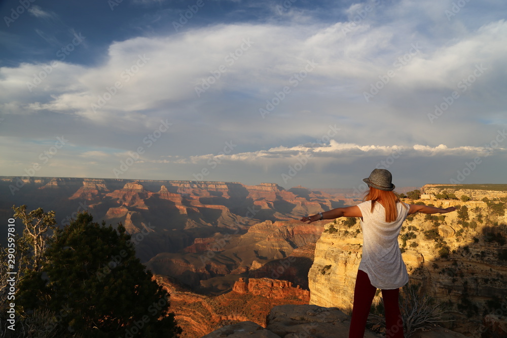 Big dream, peaceful ... Grand Canyon for holiday, travel wallpaper