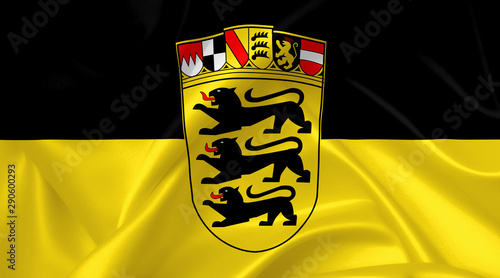 Plakat baden wuerttemberg flag